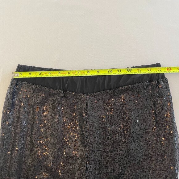Joan Boyce Black Sequin Pants Size Medium - Picture 10 of 16